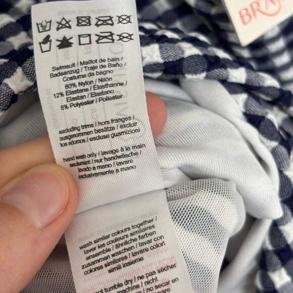 NWT Bravissimo Whitsunday One Piece Swimsuit in Gingham - Size 38D - Picture 8 of 9